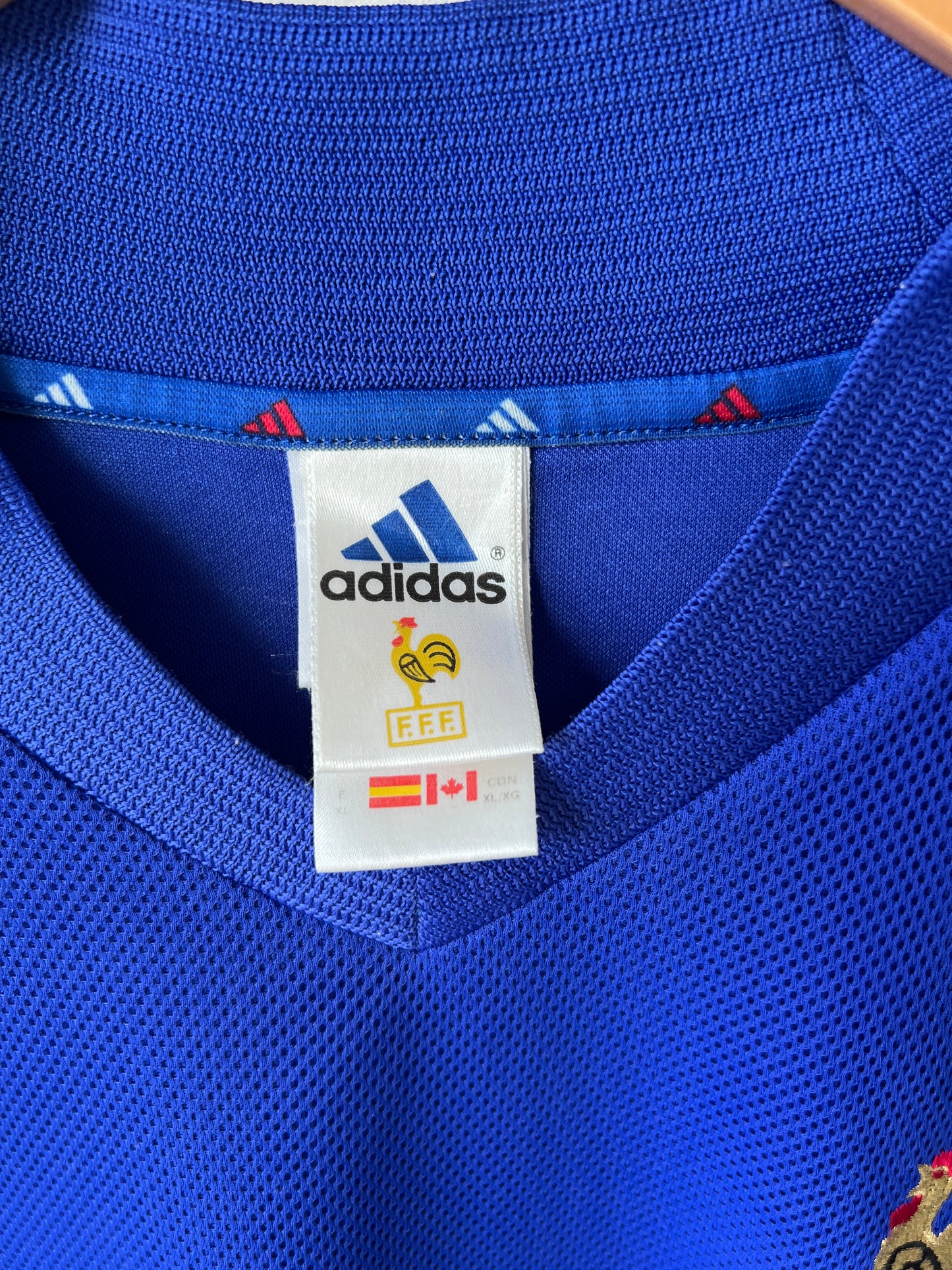 France 2002-04 Home Shirt Zidane #10 (XL)