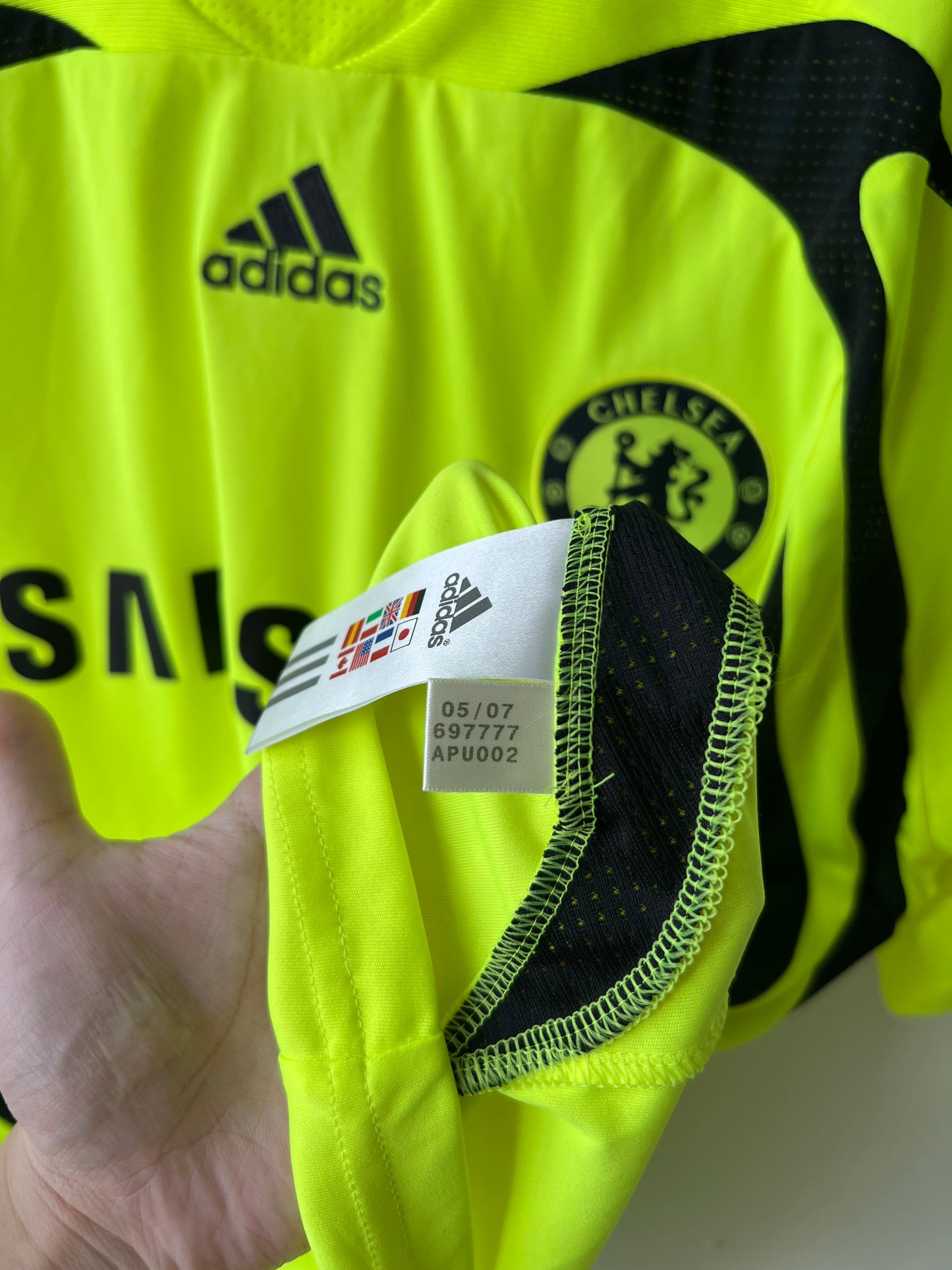 (L) Chelsea 2007-08 Away Shirt Drogba #11