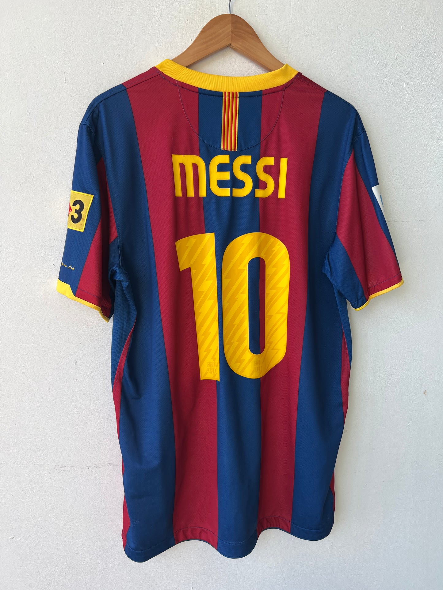 (L) Barcelona 2010-11 Home Shirt Messi #10