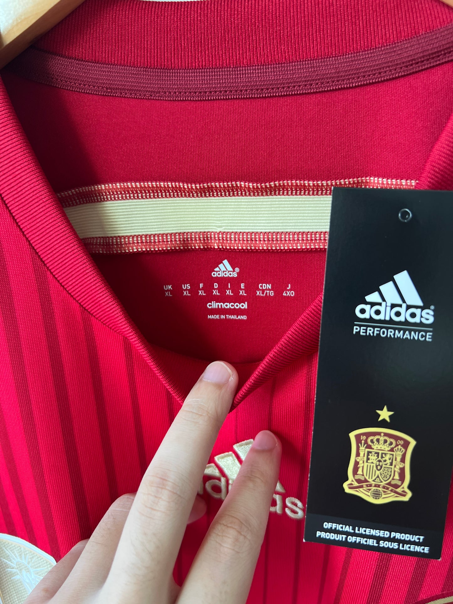 Spain 2013-15 Home Shirt Alonso #14 (NEW) (XL)