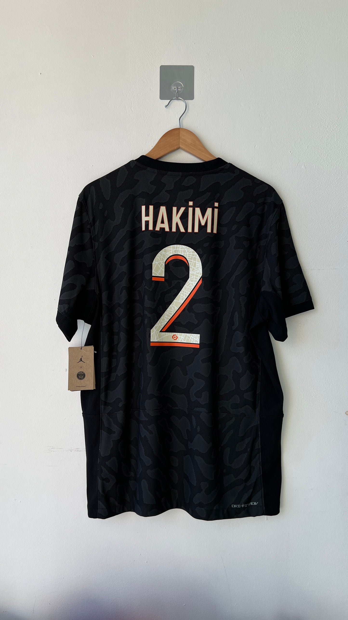 PSG 2023-24 Third Player Issue Shirt Hakimi #2 (XL) (Brand New)