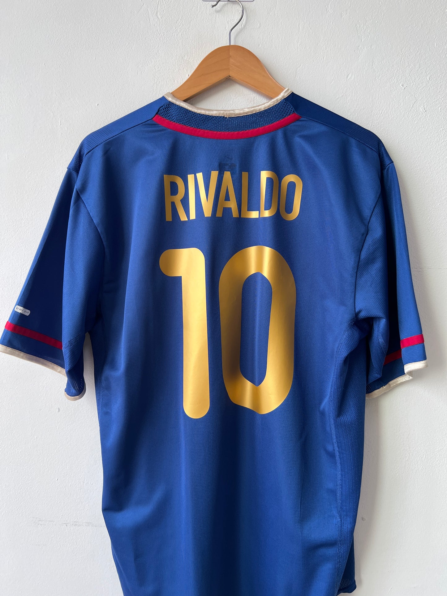 (L/XL) Barcelona 2001-02 Third Shirt Rivaldo #10