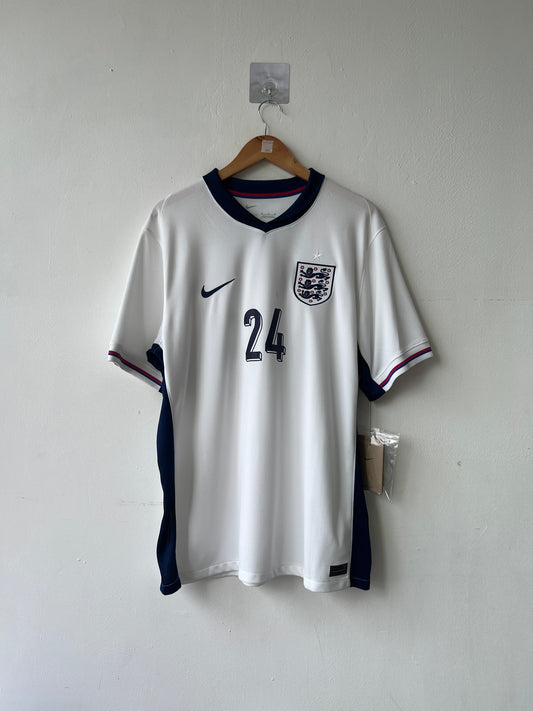 (XL) England 2024-25 Home Shirt Palmer #24 (NEW)