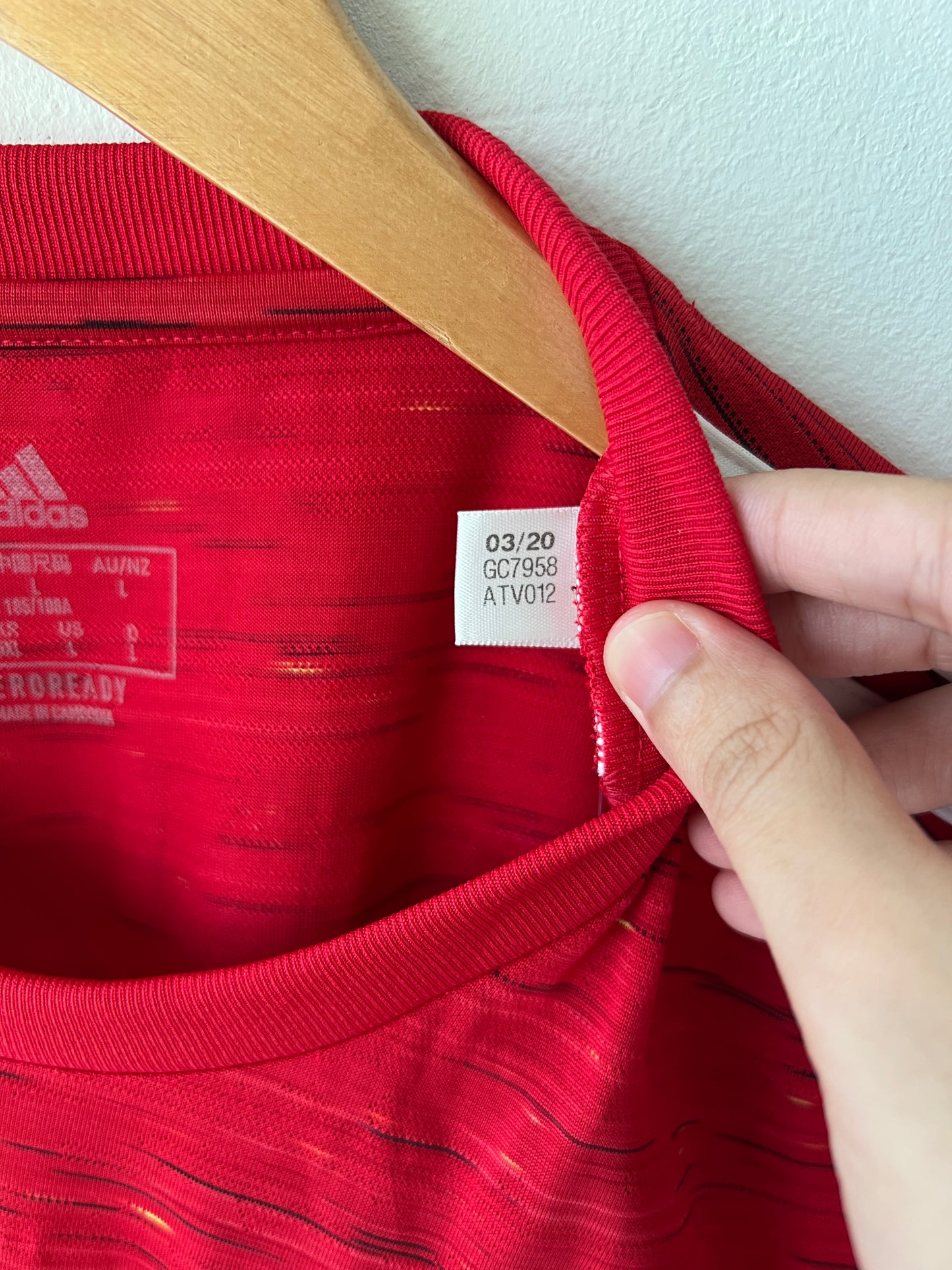 (L) Manchester United 2020-21 Home Shirt B. Fernandes #18 (NEW)