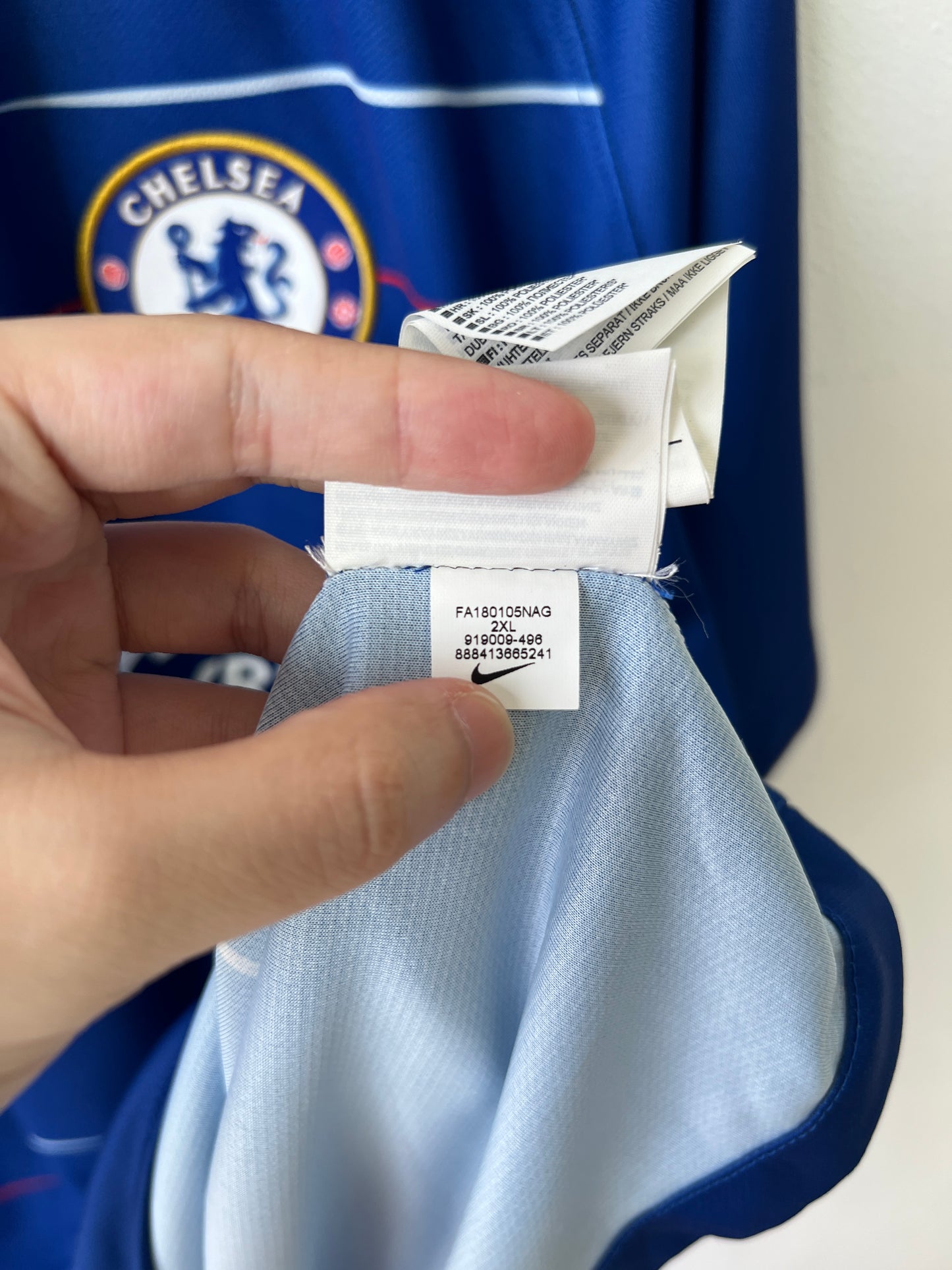 (XXL) Chelsea 2018-19 Home Shirt Fabregas #4 (NEW)