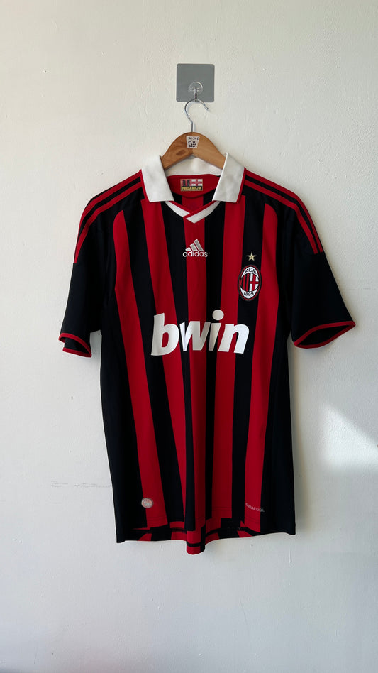 AC Milan 2009-10 Home Shirt Ronaldinho #80 (M)