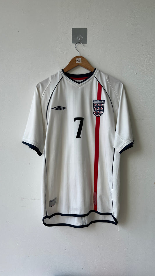 England 2001-03 Home Shirt Beckham #7 (L)