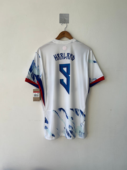 (L) Norway 2024-25 Away Shirt Haaland #9 (NEW)