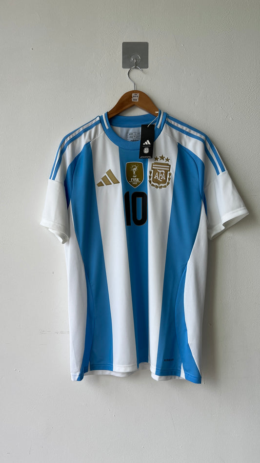 Argentina 2024-25 Home Shirt Messi #10 (XL) (Brand New)