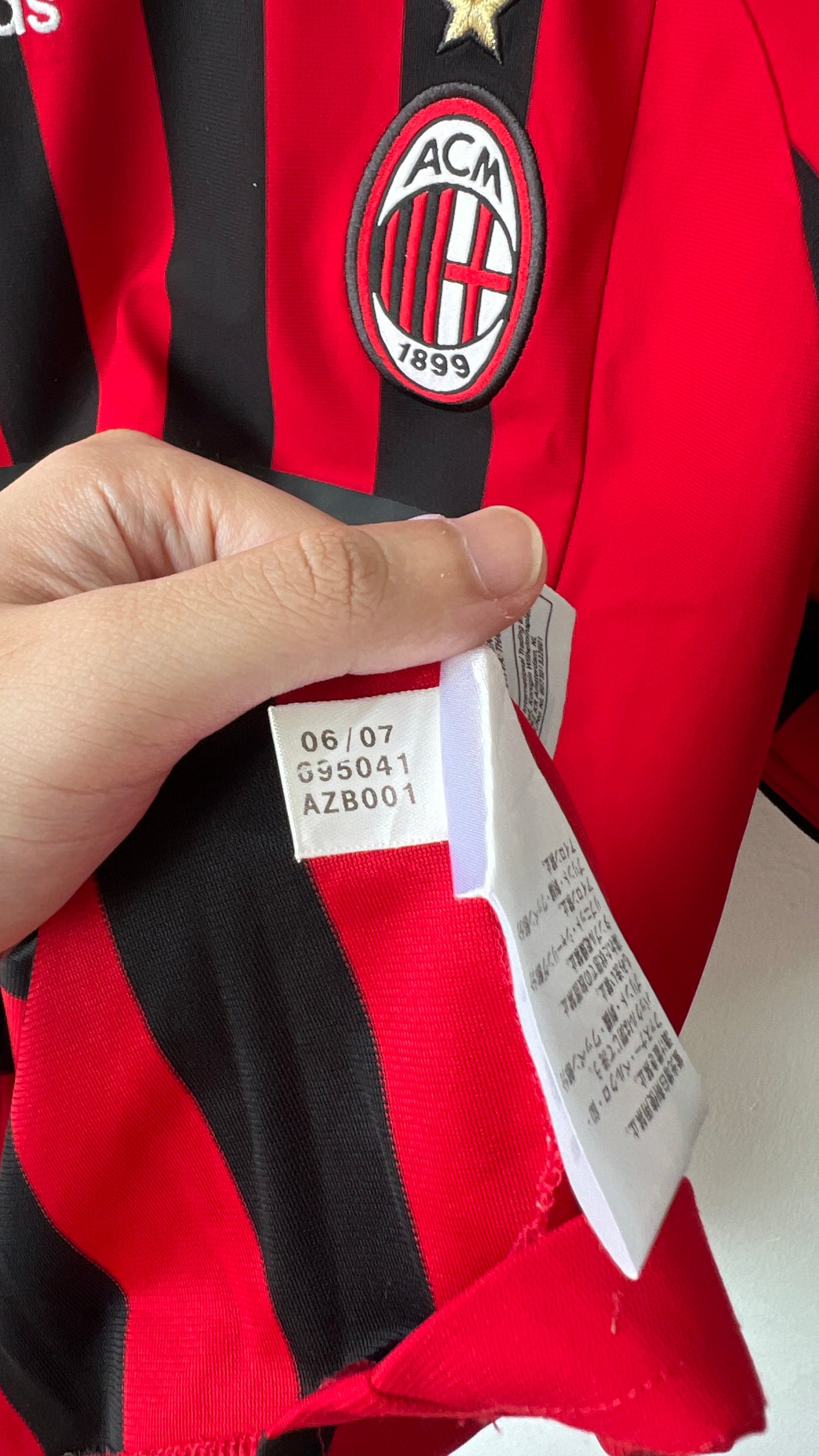 AC Milan 2007-08 Home Shirt Maldini #3 (M/L)