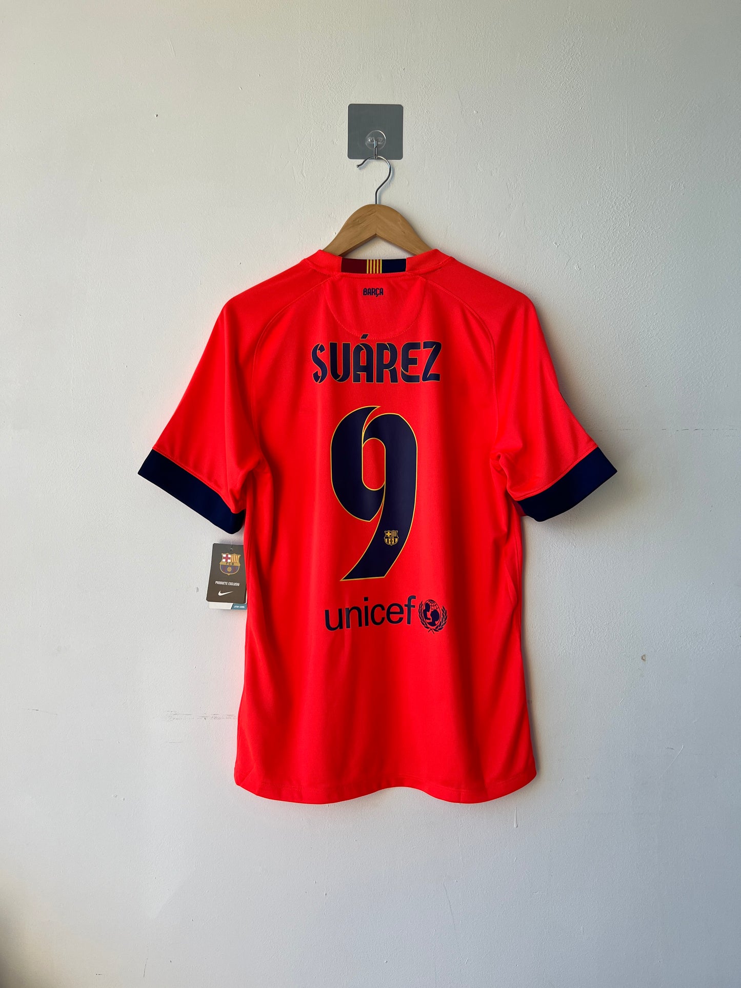 Barcelona 2014-15 Away Shirt Suarez #9 (NEW) (M)