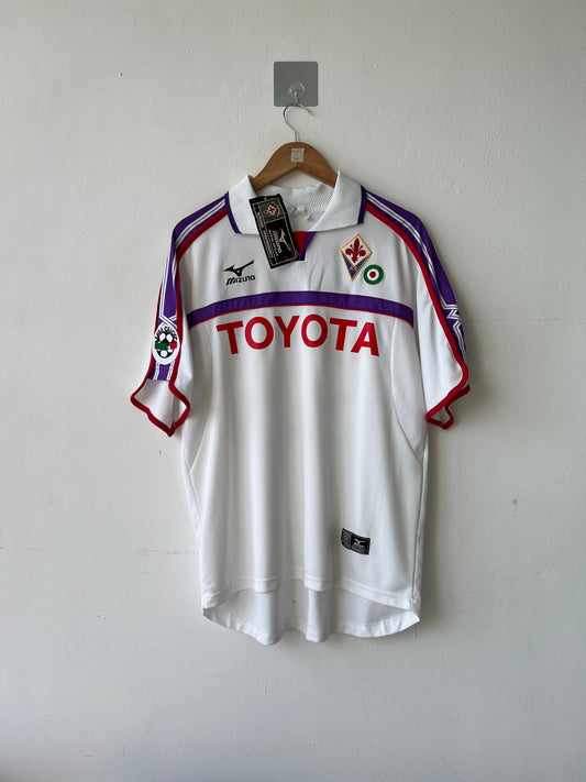 (L) Fiorentina 2001-02 Away Shirt Adriano #90 (NEW)