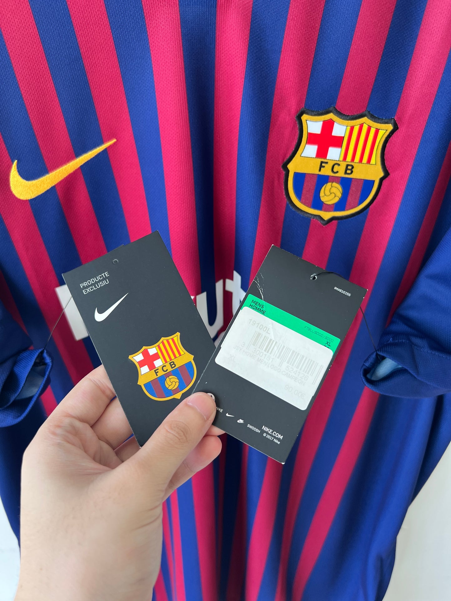 Barcelona 2018-19 Home Shirt Messi #10 (Brand New) (XL)