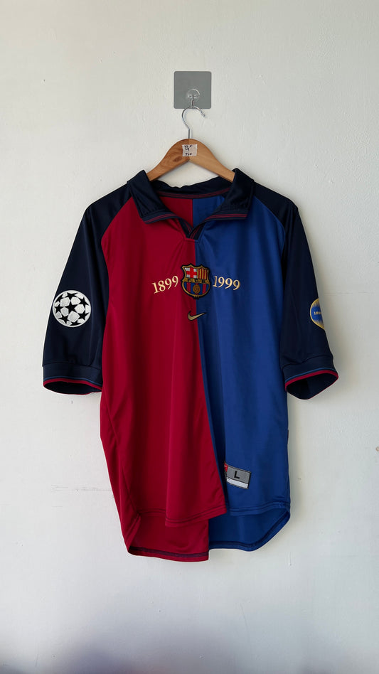 Barcelona 1999-00 Home Shirt Puyol #32 (L)