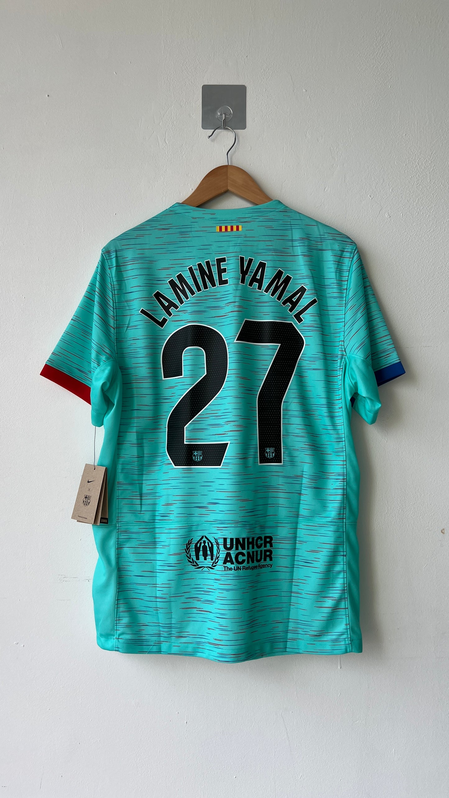 Barcelona 2023-24 Third Shirt Lamine Yamal #27 (L) (Brand New)