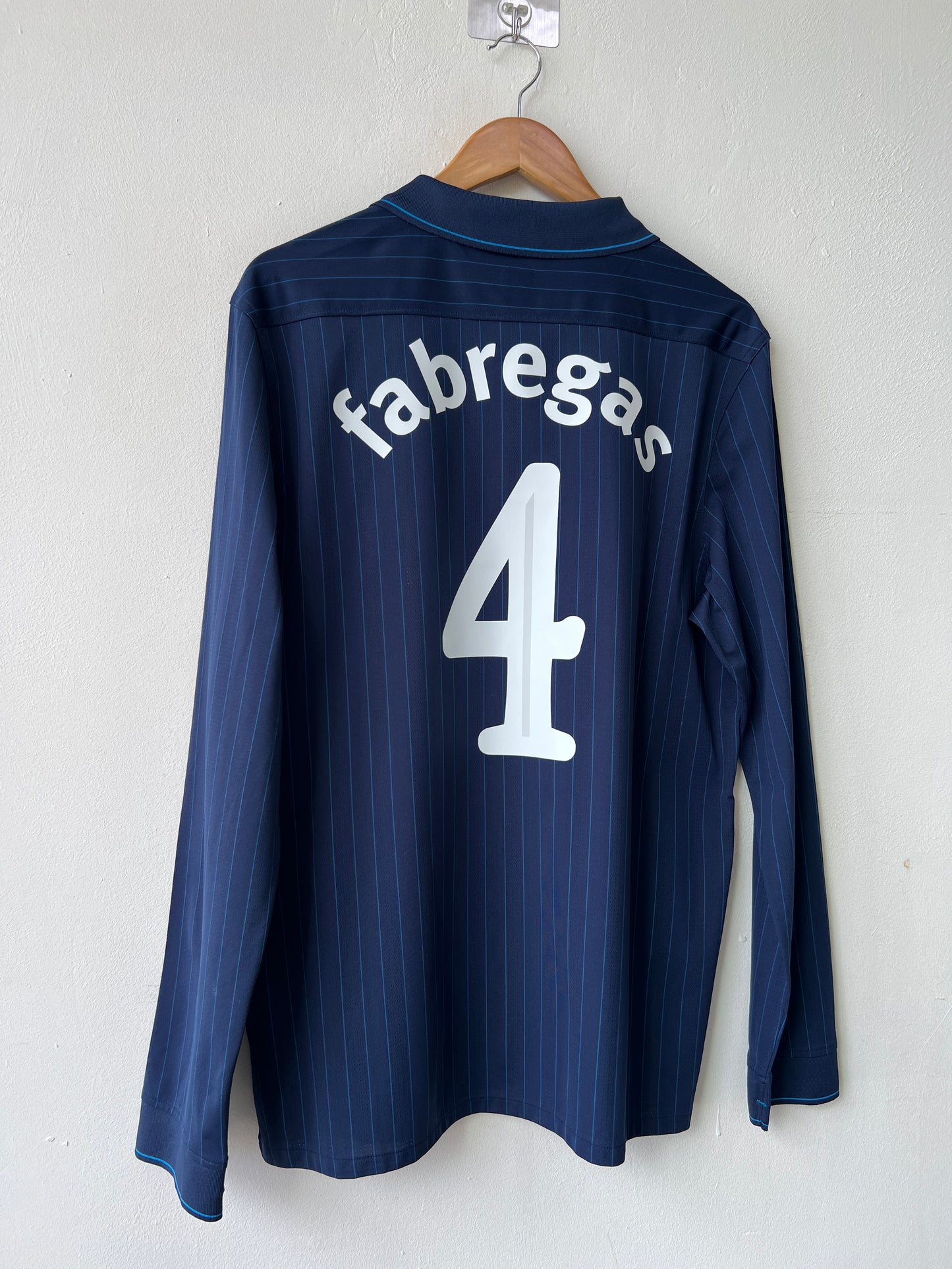 (L) Arsenal 2009-10 Away Long Sleeve Shirt Fabregas #4