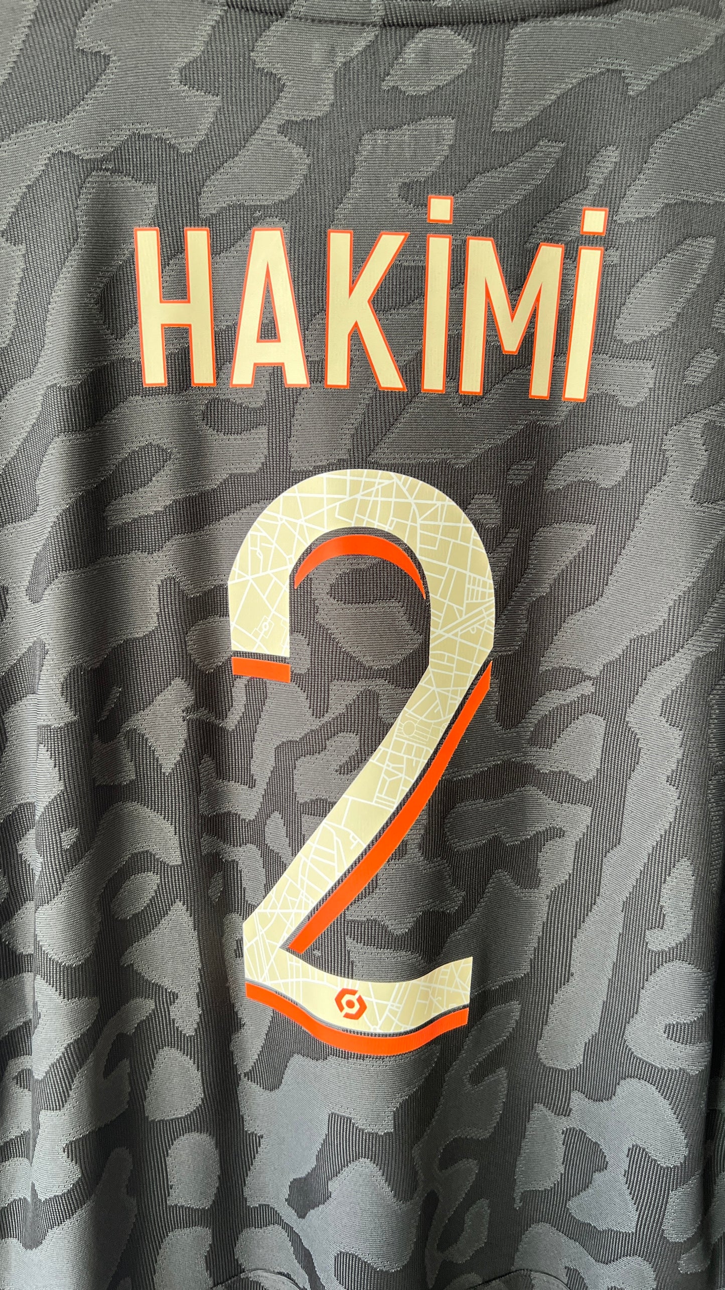 PSG 2023-24 Third Player Issue Shirt Hakimi #2 (XL) (Brand New)