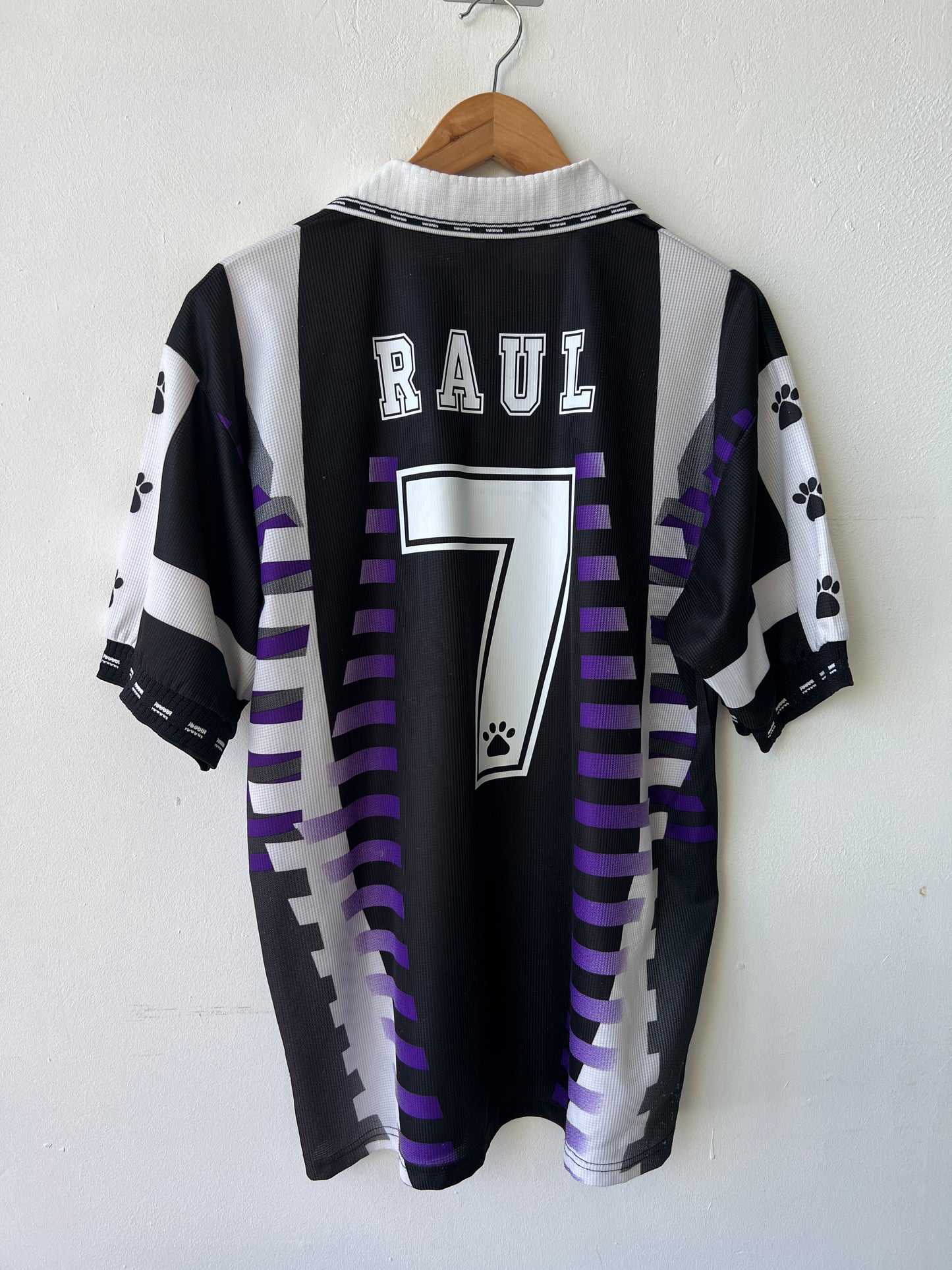 (L) Real Madrid 1997-98 Third Shirt Raul #7 (Sponsorless)