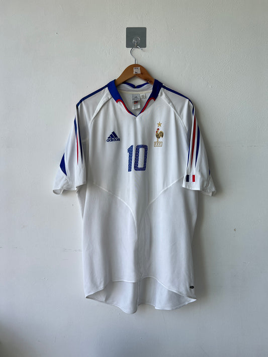 (XL) France 2004-06 Away Shirt Zidane #10