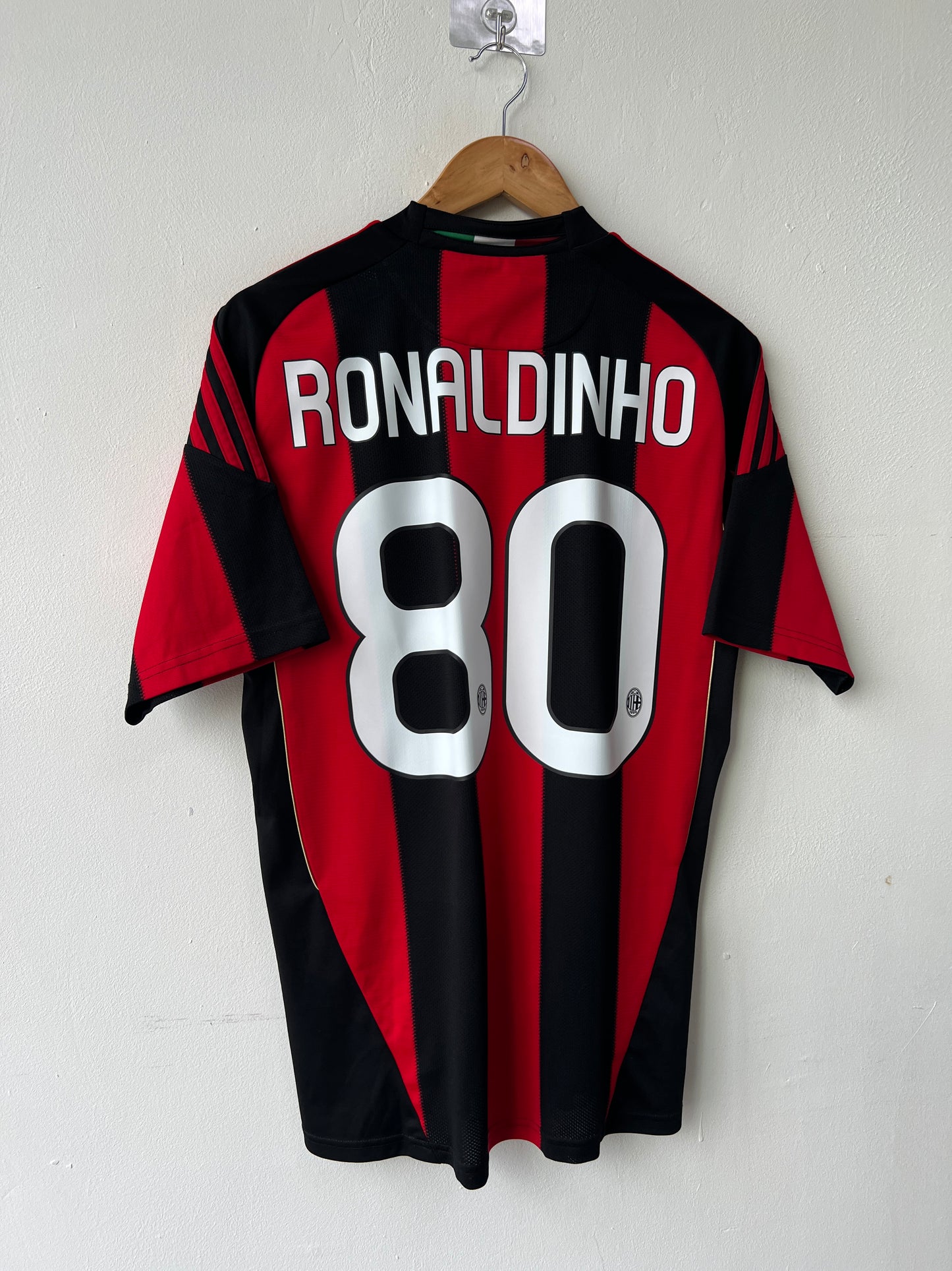 (M) AC Milan 2010-11 Home Shirt Ronaldinho #80
