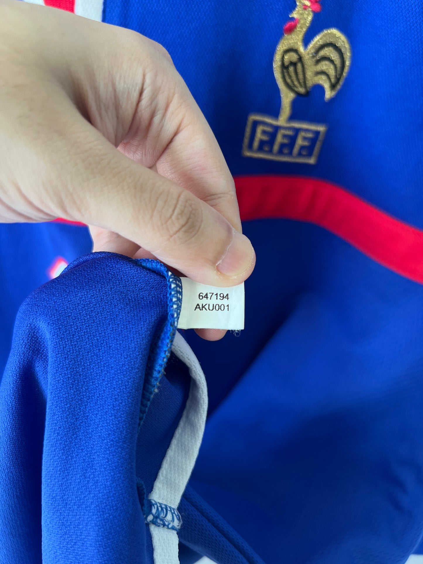 France 2000-02 Home Shirt Zidane #10 (L)