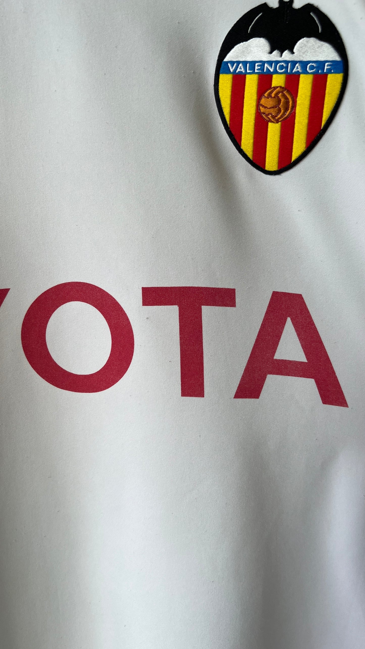 Valencia 2003-04 Home Long Sleeve Shirt Aimar #21 (L)