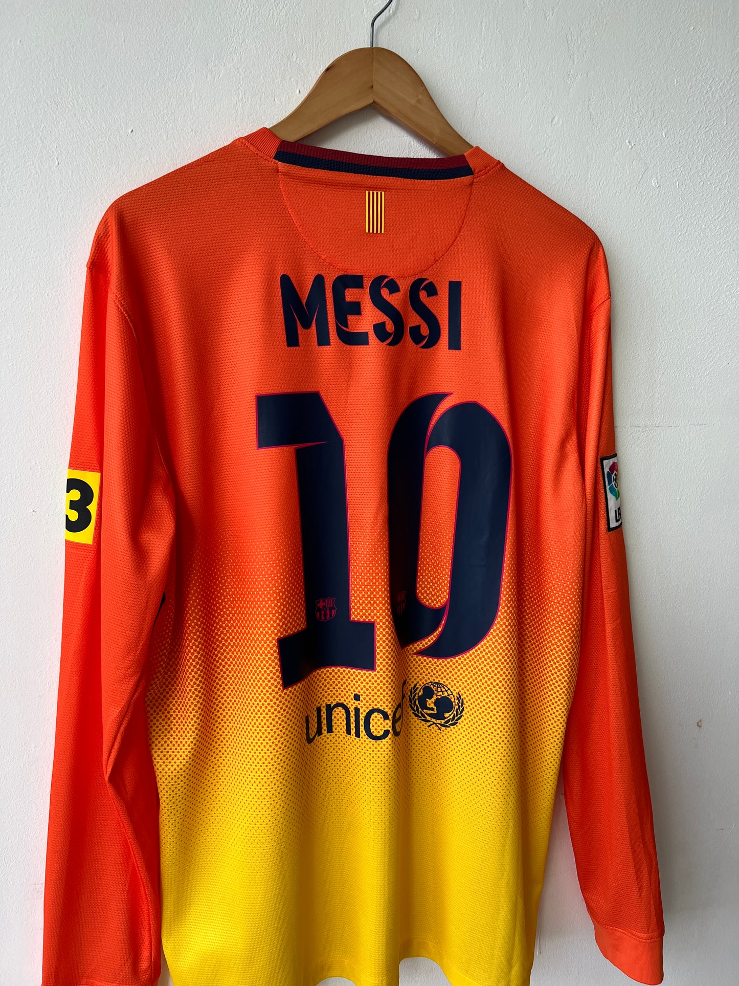 Barcelona 2012-13 Away Long Sleeve Shirt Messi #10 (L)