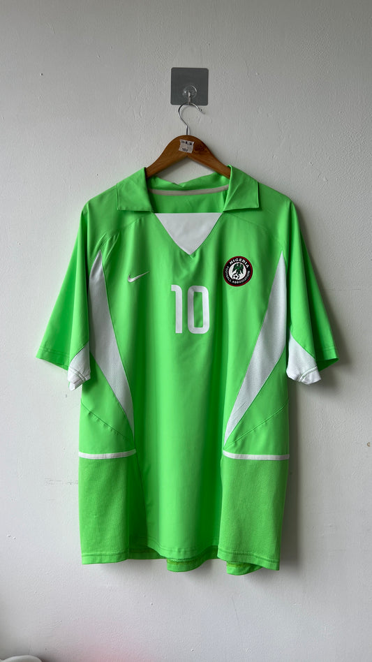 Nigeria 2002-04 Home Shirt Okocha #10 (XL)