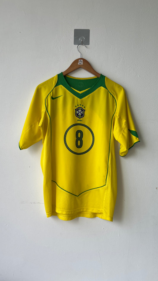 Brazil 2004-06 Home Shirt Kaka #8 (S/M)