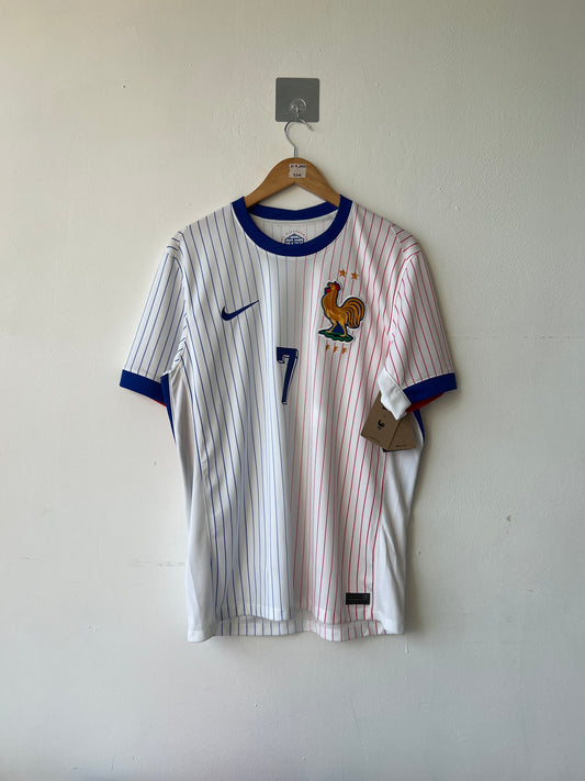 France 2024-25 Away Shirt Dembele #7 (Brand New) (L)