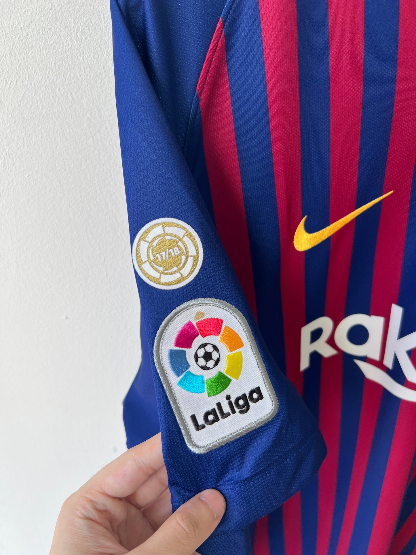 Barcelona 2018-19 Home Shirt Messi #10 (Brand New) (XL)