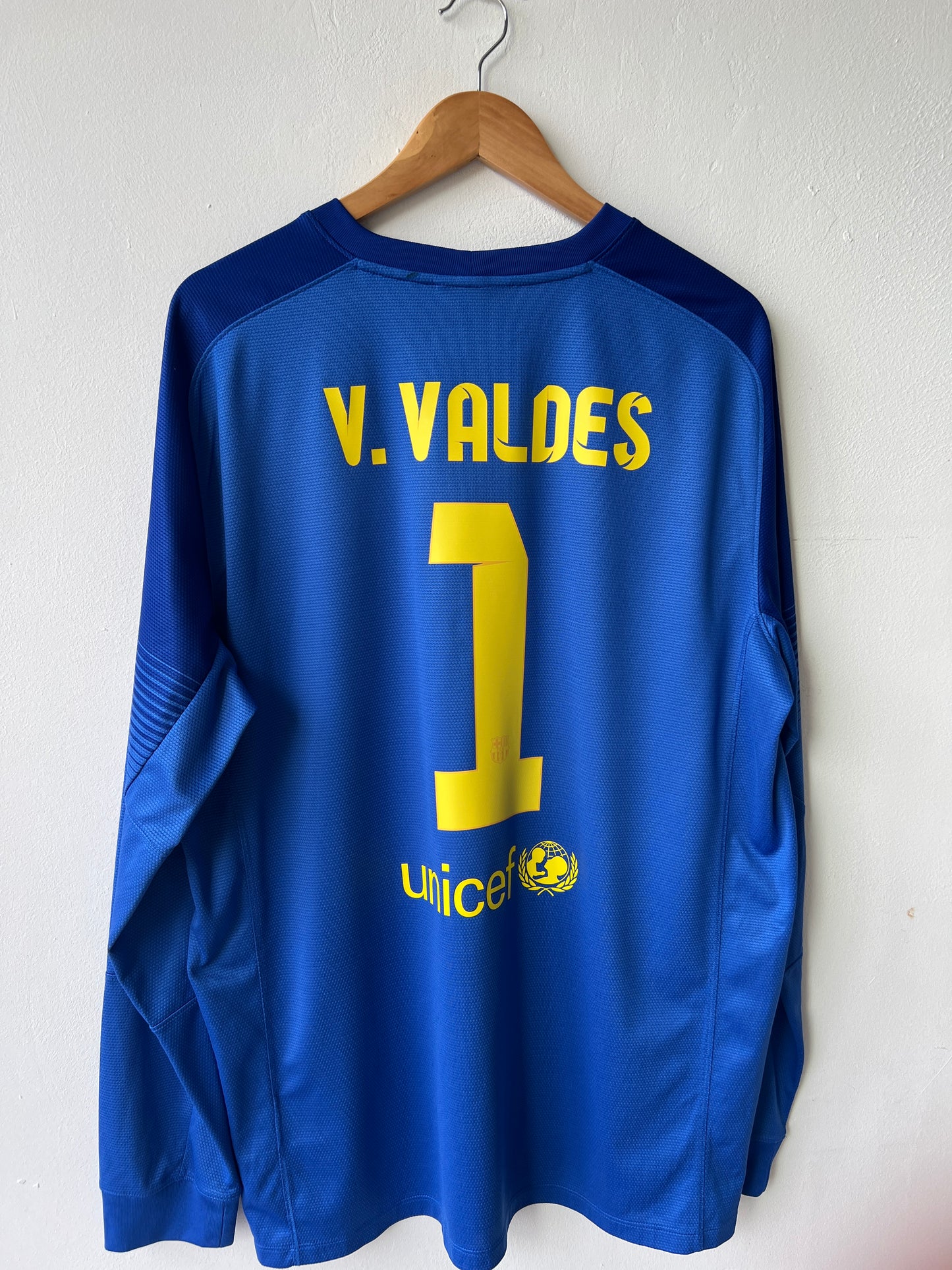 (XL) Barcelona 2013-14 GK Shirt V. Valdes #1