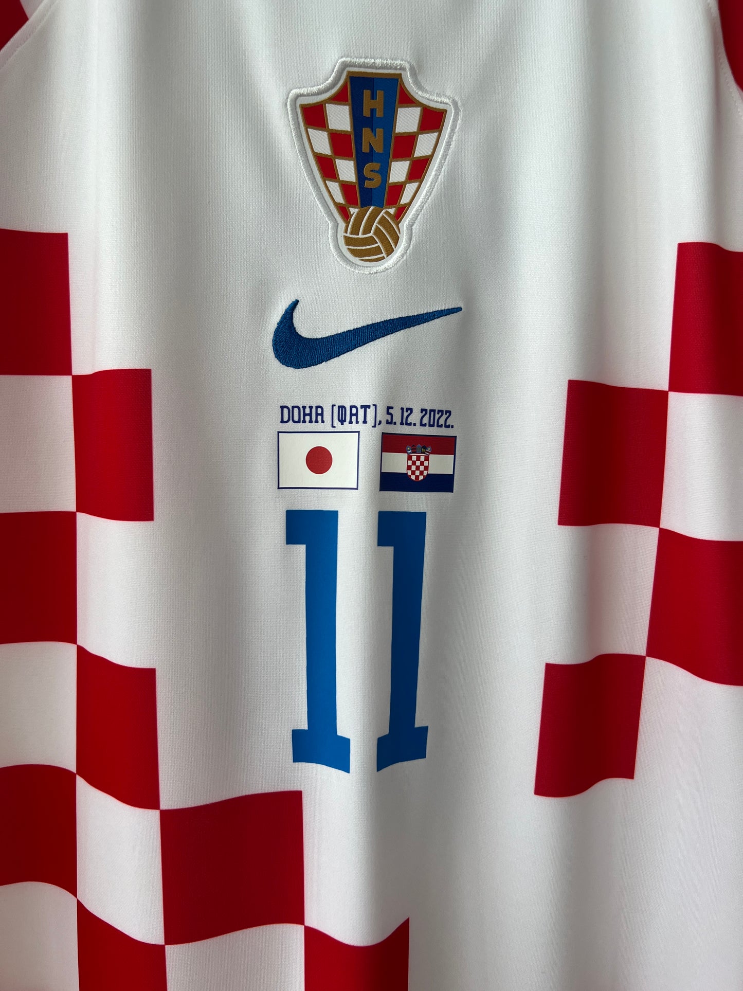 (L) Croatia 2022-24 Home Shirt Brozovic #11 (NEW) (MDT)