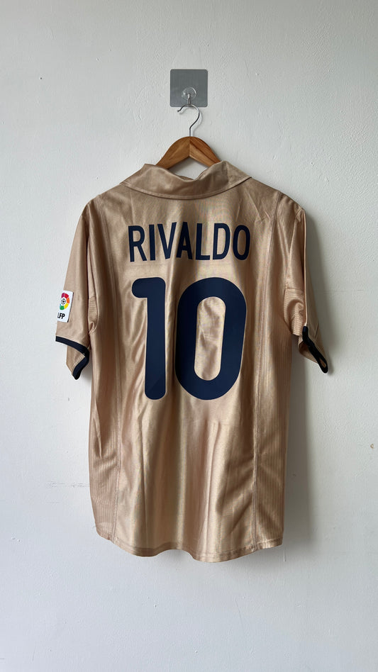 Barcelona 2001-03 Away Shirt Rivaldo #10 (M)