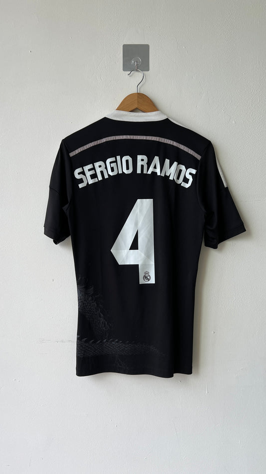 Real Madrid 2014-15 Third Shirt Sergio Ramos #4 (S)