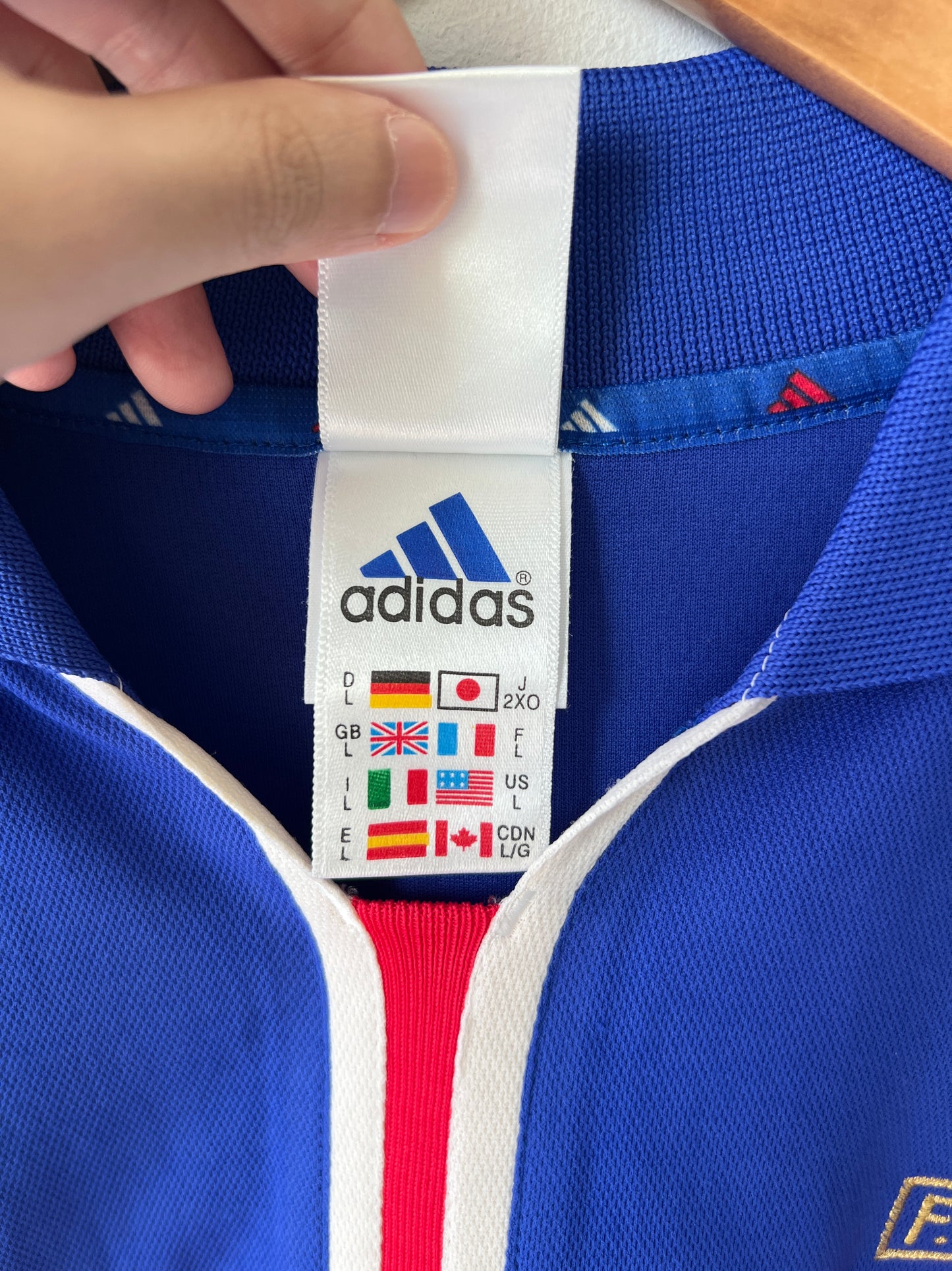 France 2000-02 Home Shirt Zidane #10 (L)