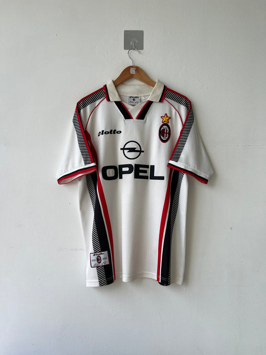 (L) AC Milan 1997-98 Away Shirt Maldini #3