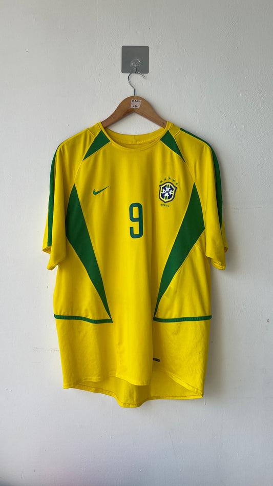 Brazil 2002-04 Home Shirt Ronaldo #9 (L)