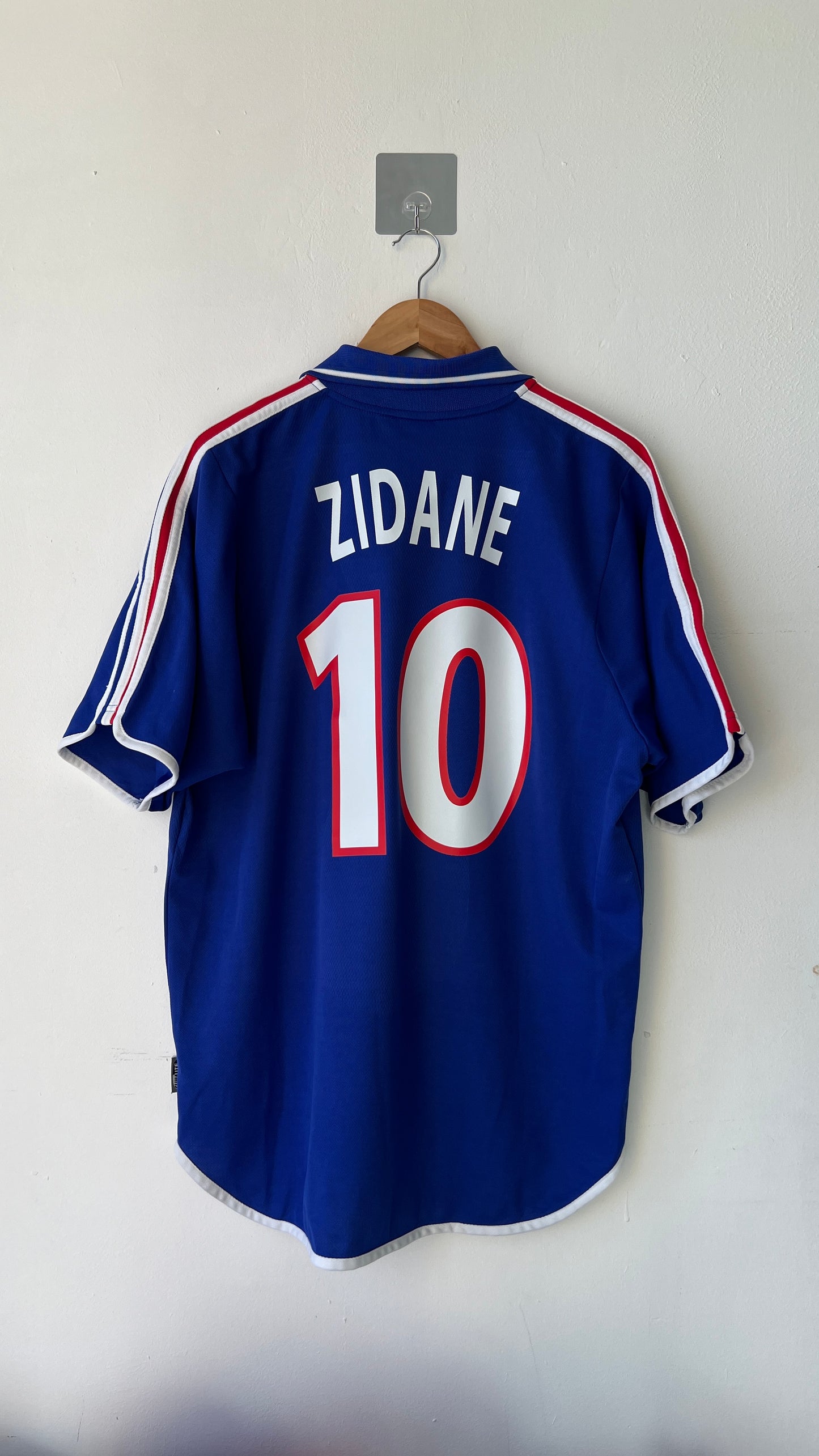 France 2000-02 Home Shirt Zidane #10 (L)