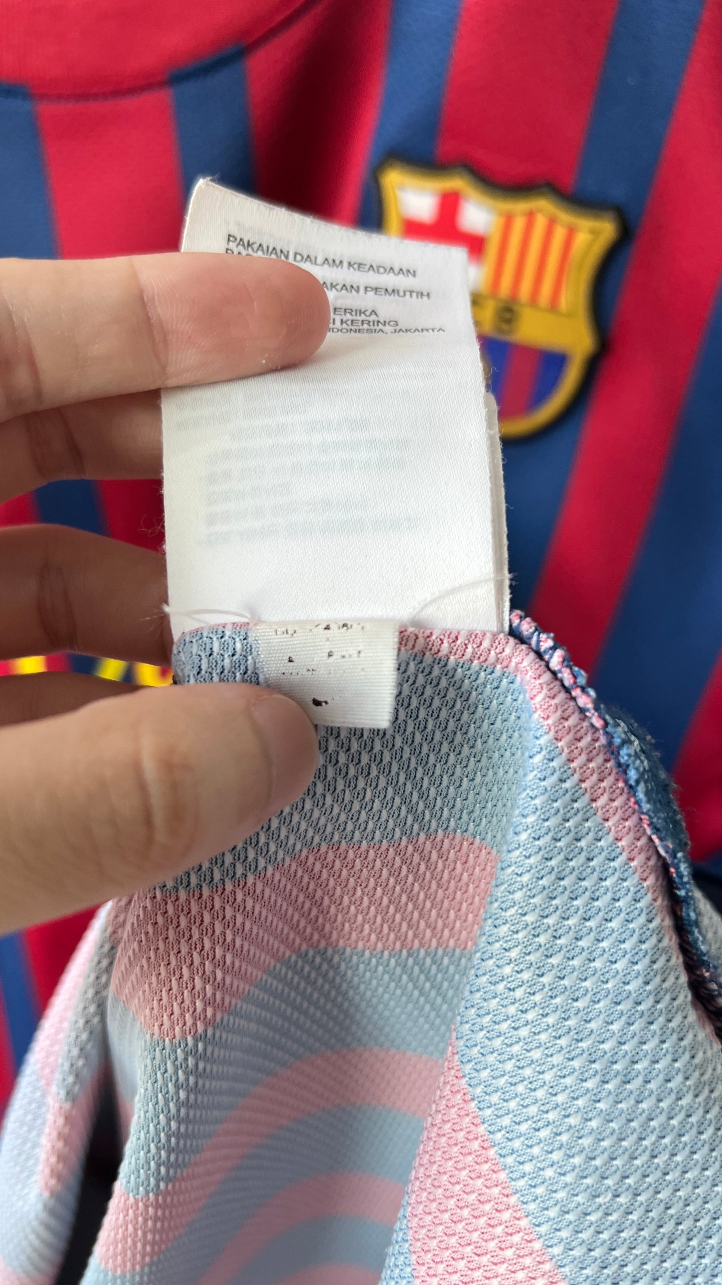 Barcelona 2011-12 Home L/S Shirt Messi #10 (M)
