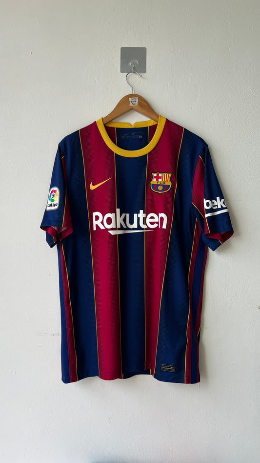 Barcelona 2020-21 Home Shirt Messi #10 (L)