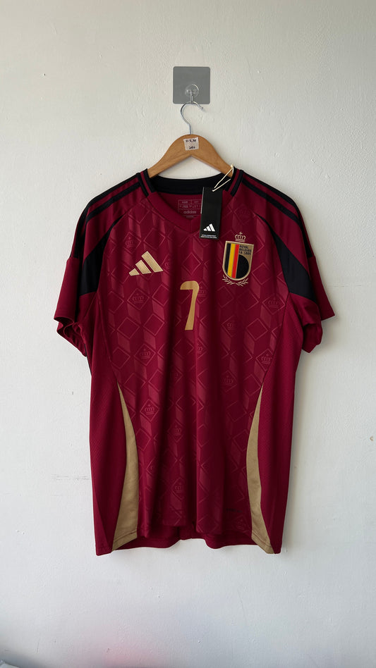 Belgium 2024-25 Home Shirt De Bruyne #7 (L)