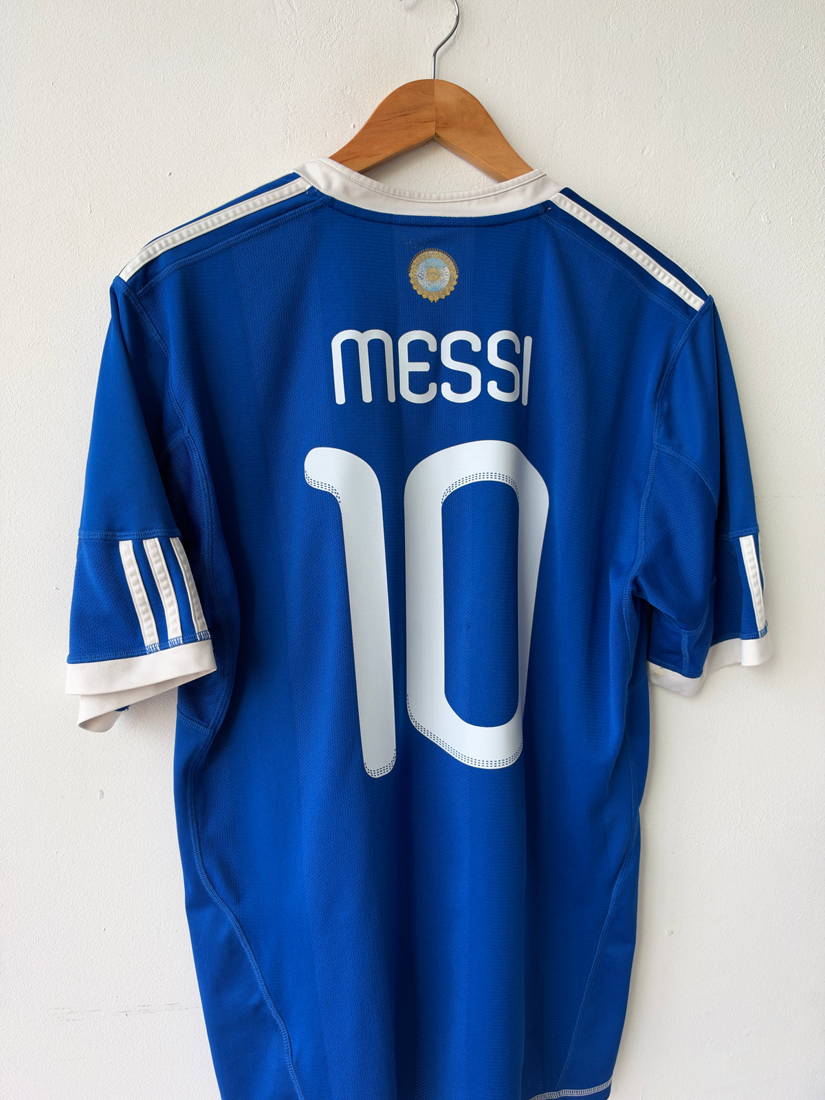 (L) Argentina 2010-11 Away Shirt Messi #10