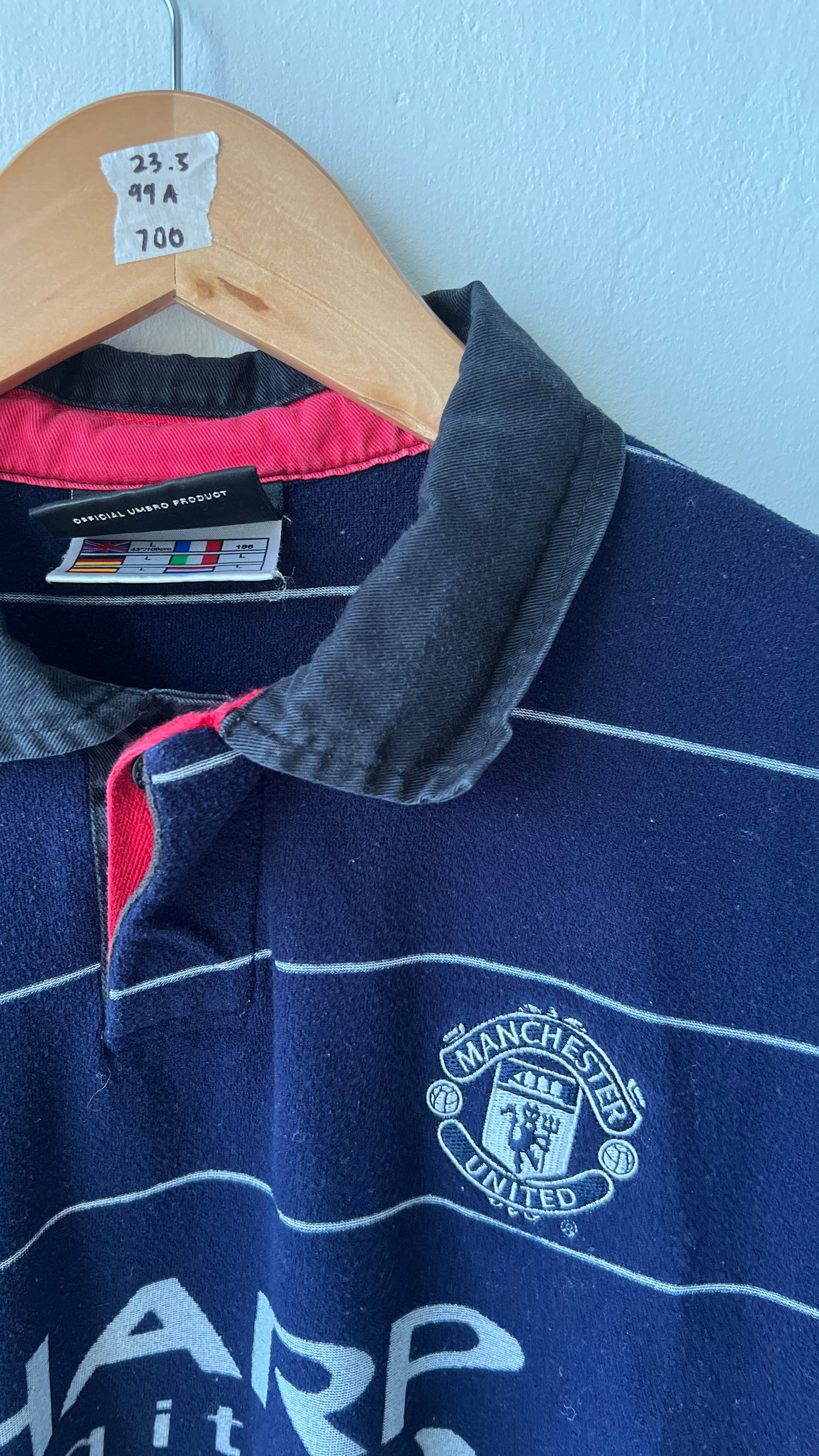 Manchester United 1999-00 Away Shirt Beckham #7 (L)