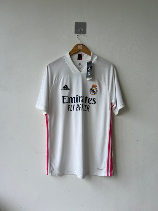 (L) Real Madrid 2020-21 Home Shirt Kroos #8 (NEW)