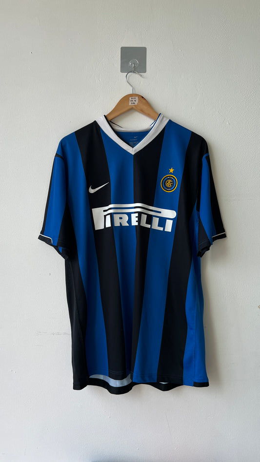 Inter Milan 2006-07 Home Shirt Ibrahimovic #8 (XL)