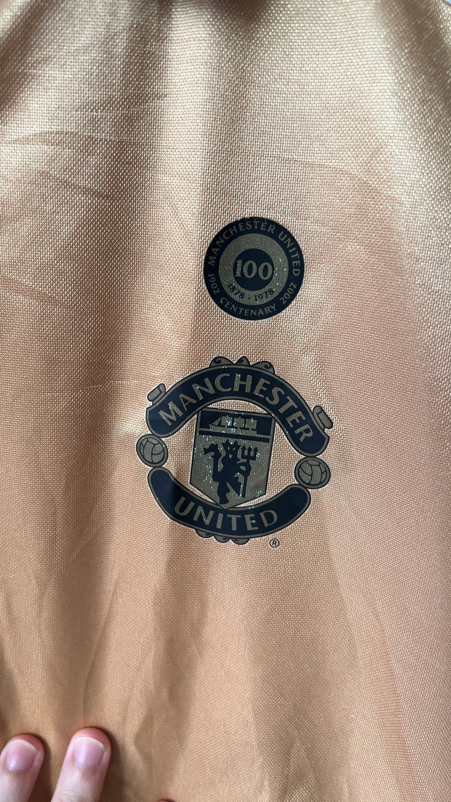 Manchester United 2001-02 Away/Third Shirt Beckham #7 (L) (Reversible)