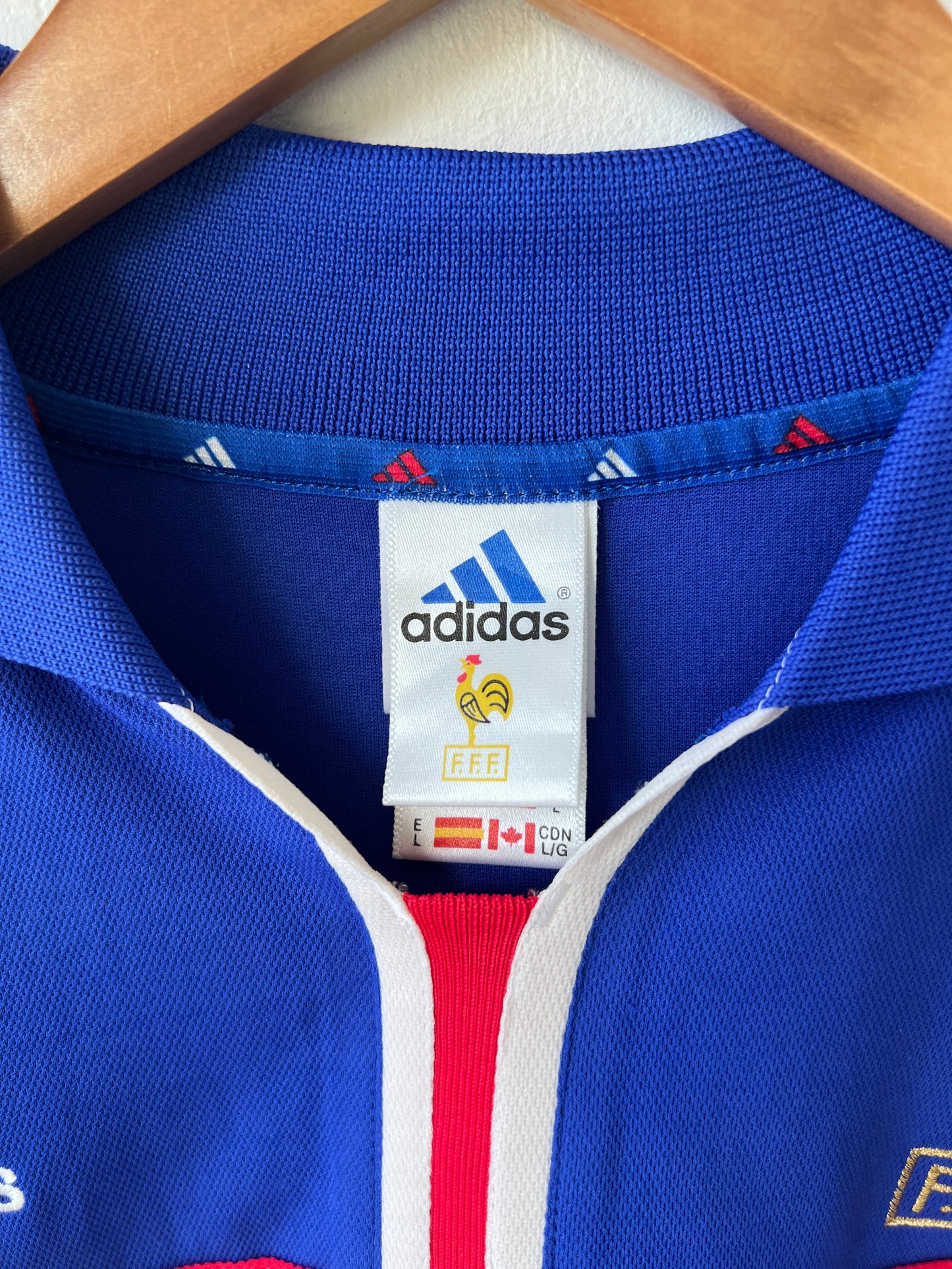 France 2000-02 Home Shirt Zidane #10 (L)