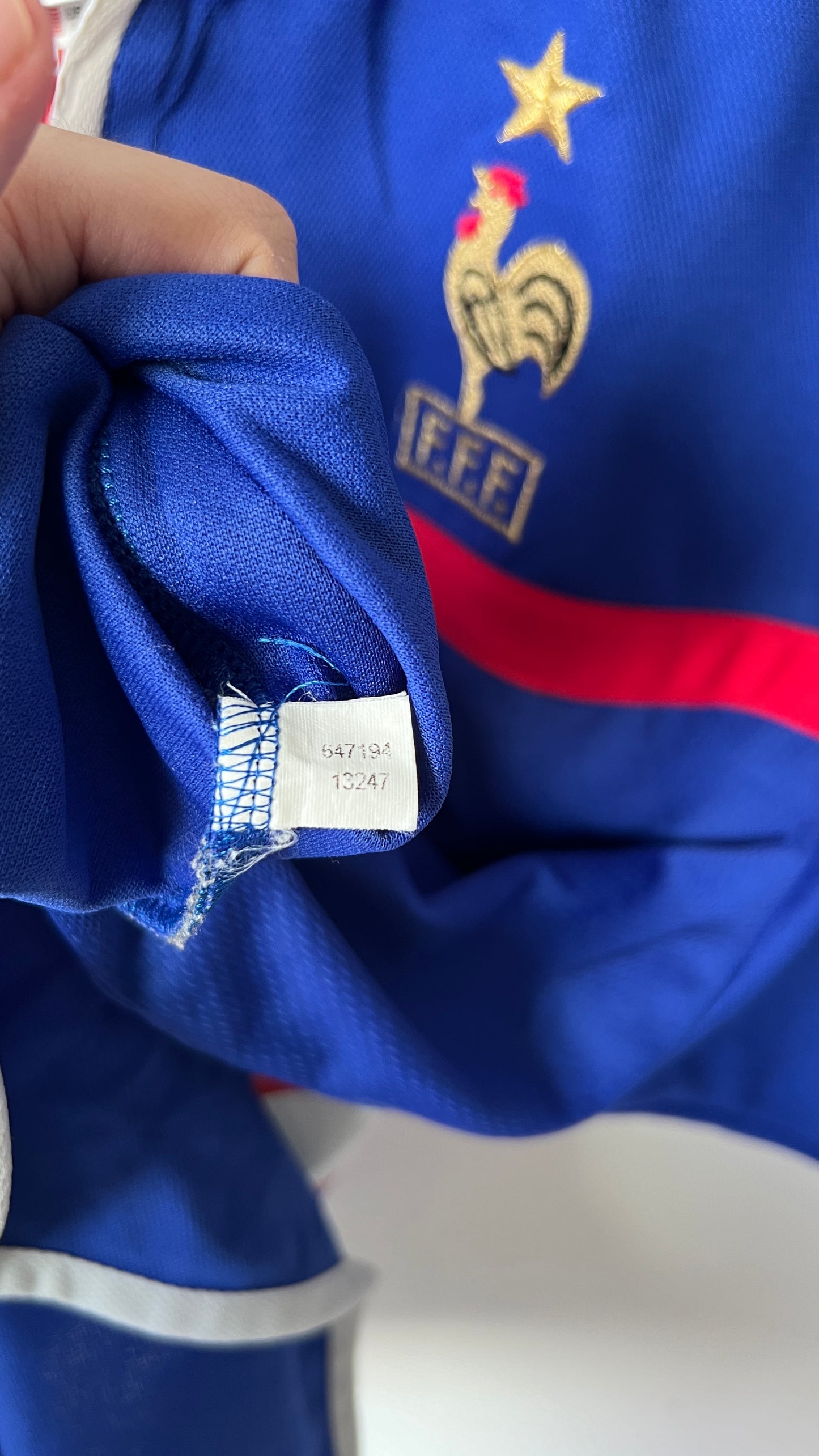 France 2000-02 Home Shirt Zidane #10 (L)