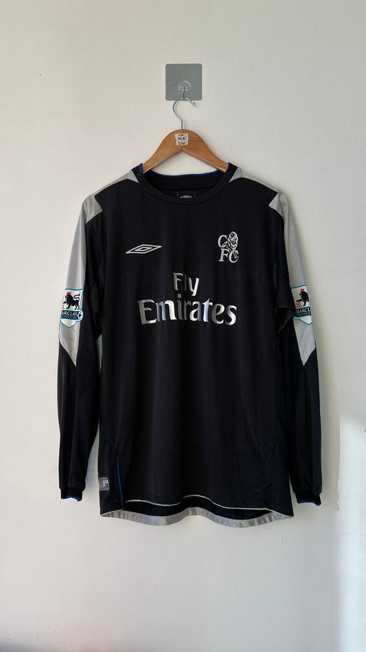 Chelsea 2004-05 Away L/S Shirt Drogba #15 (L)
